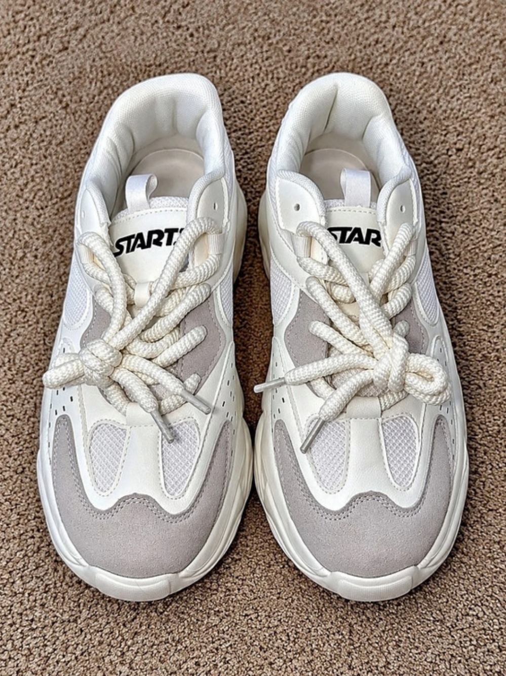 START White & Gray Sneakers Like New